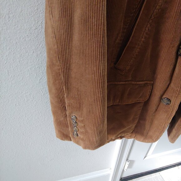 J Crew Jacket Mens large Corduroy  Suede Sherpa Lined Trucker - Picture 4 of 7